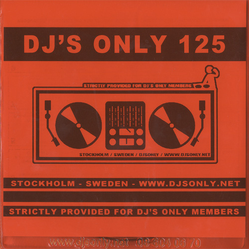 DJ's Only 125 CD [SE] | Front